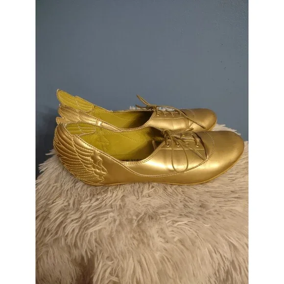 Jeremy Scott ゴールドラメ スニーカー US5 Jeremy Scott ゴールドラメ スニーカー US5 NeW adidas × Jeremy